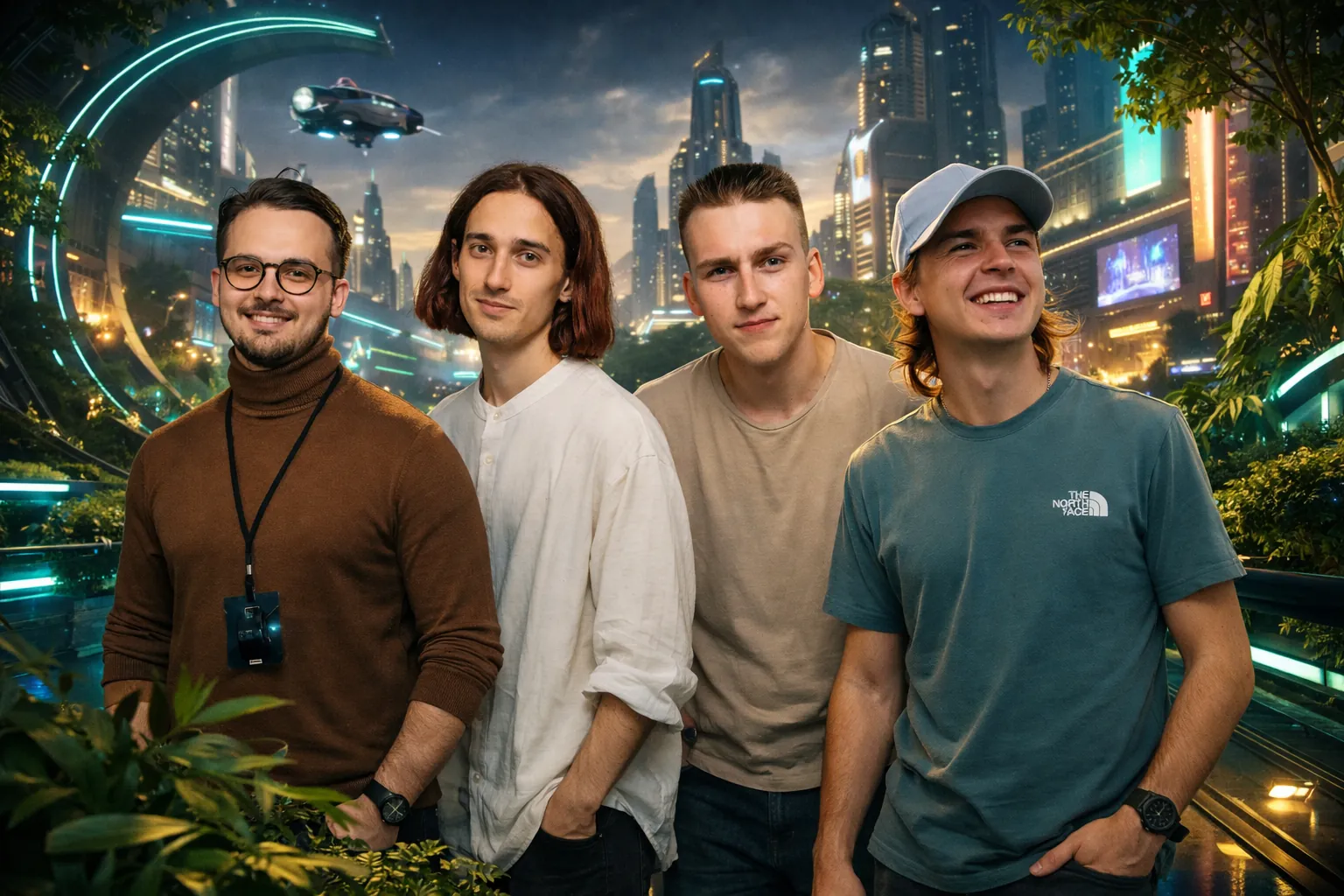 Основатели Isty — Платон, Никита, Вова, Влад